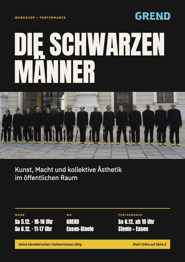 Die schwarzen Männer - Kunst, Macht und kollektive Ästhetik im öffentlichen Raum